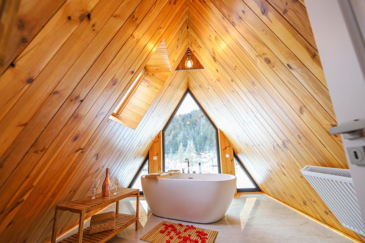 Cabana Cozy Cabin A Frame Topliţa Eksteriør bilde