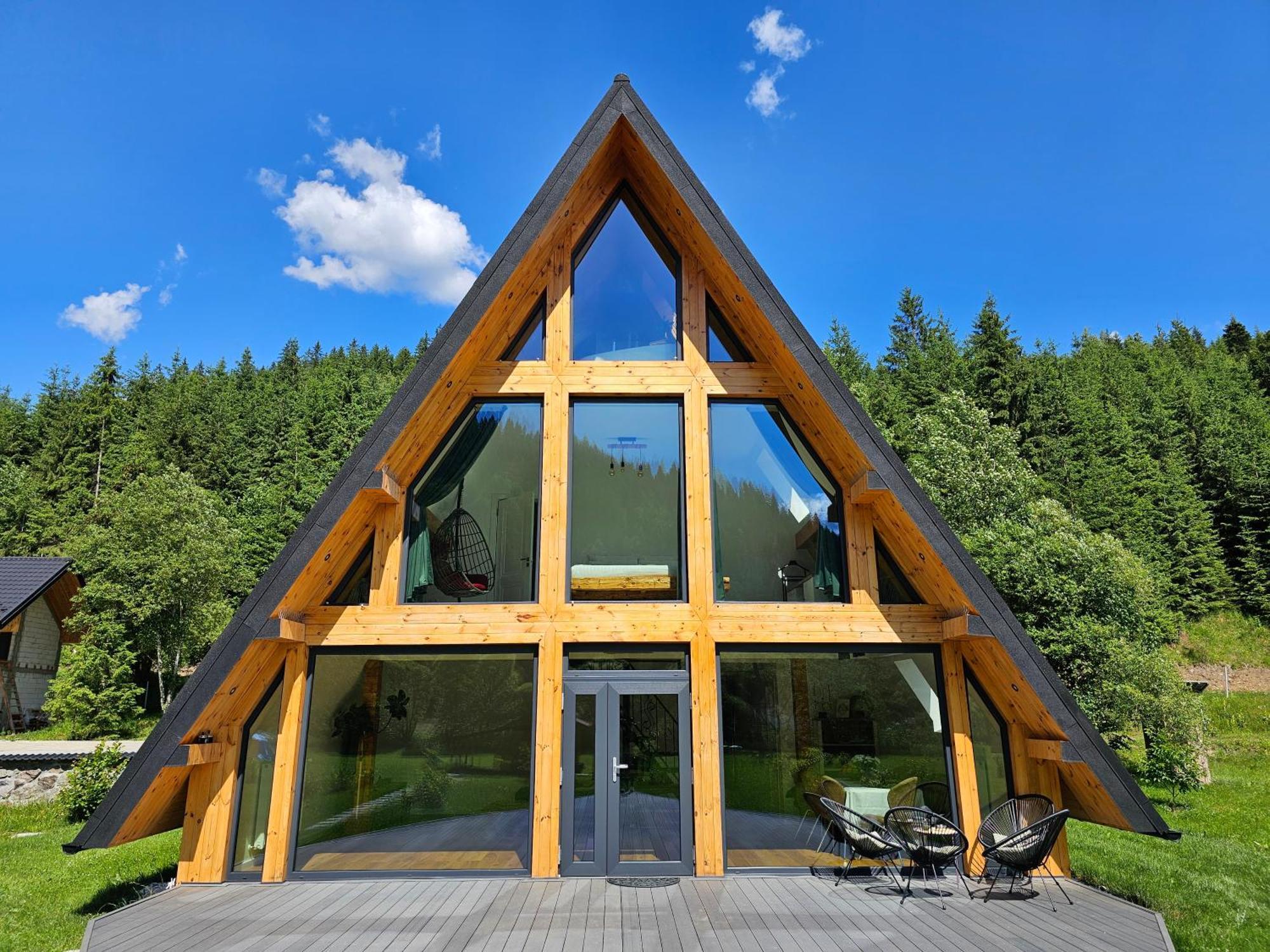 Cabana Cozy Cabin A Frame Topliţa Eksteriør bilde