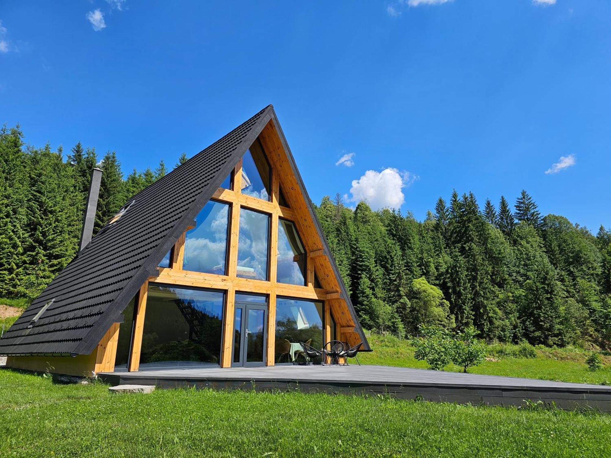 Cabana Cozy Cabin A Frame Topliţa Eksteriør bilde
