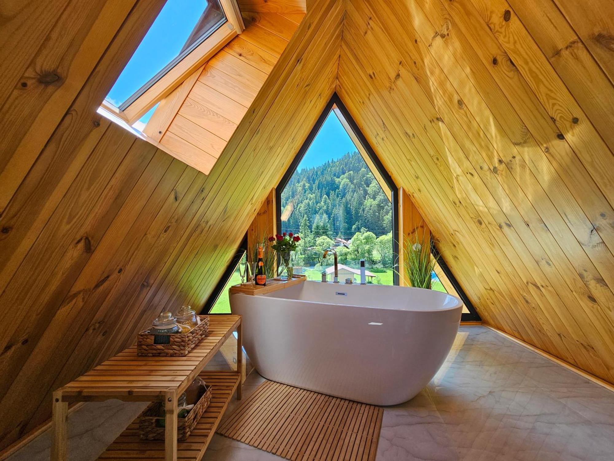 Cabana Cozy Cabin A Frame Topliţa Eksteriør bilde