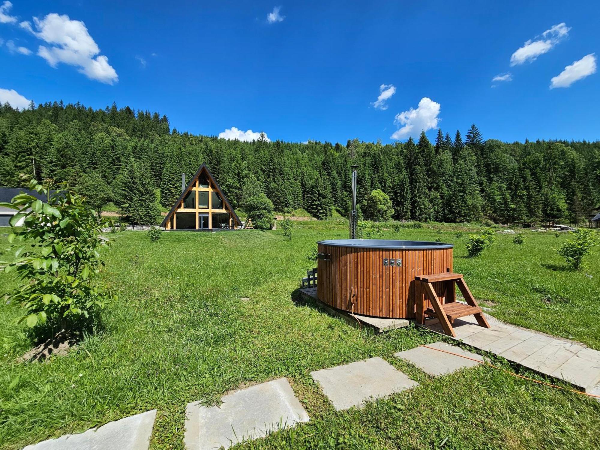 Cabana Cozy Cabin A Frame Topliţa Eksteriør bilde
